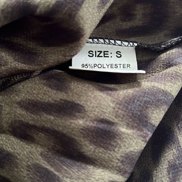 🛍Women Oliver Green and Black Dress Tank Top size S - Picture 4 of 6